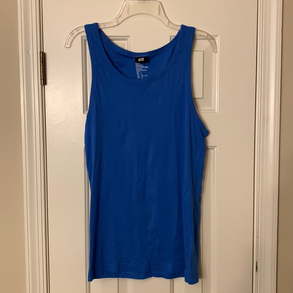 H&M Men’s L Blue Tank Top